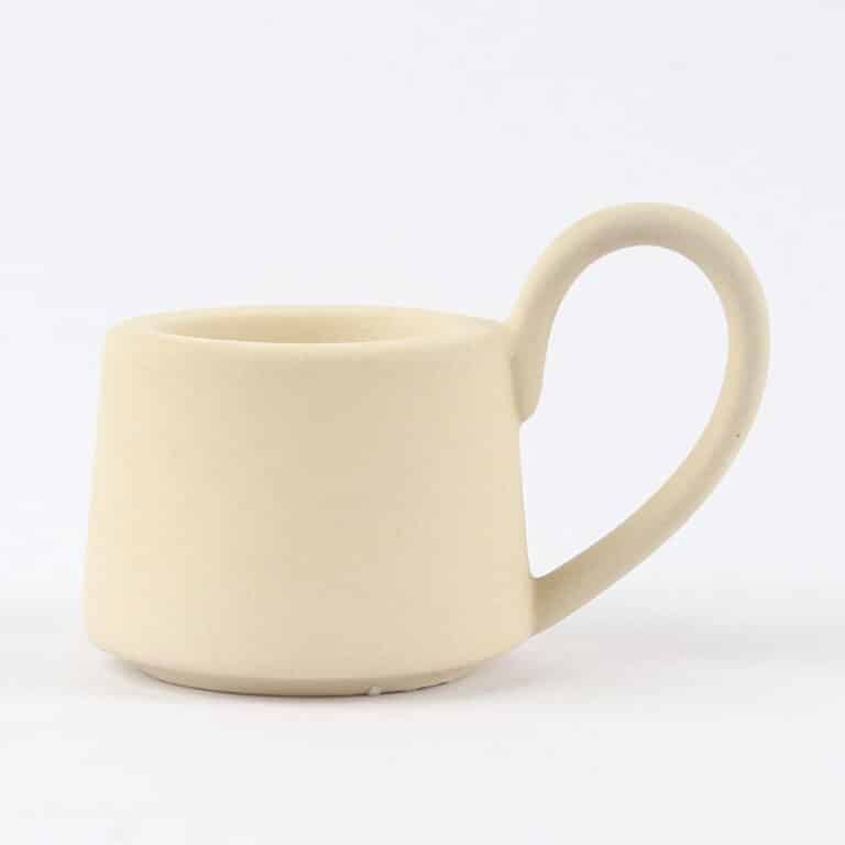 Bougeoir ceramique blanc 16