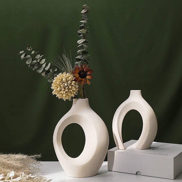 Vase ceramique forme circulaire 4