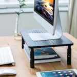 Coussin de siège suréWerT1 pour ordinateur, support de moniteur, support de bureau, écran plat, étagère en métal pour ordinateur portable, supports réglables pour imprimante 3